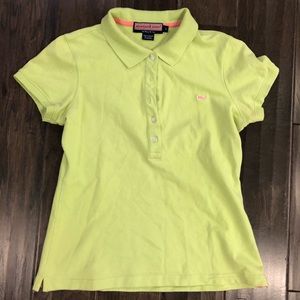 Vineyard Vines lime green polo - size Small; EUC